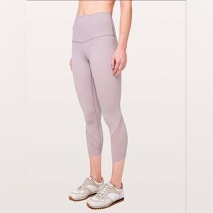 Lulu Wunder Under Crop II *Roll Down Scallop Full-On Luxtreme 24"Smoky Blush